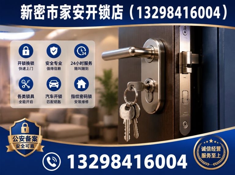 路北区新密开锁展示图